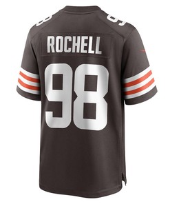 Isaac Rochell Cleveland Browns Game Player Jersey - Brown