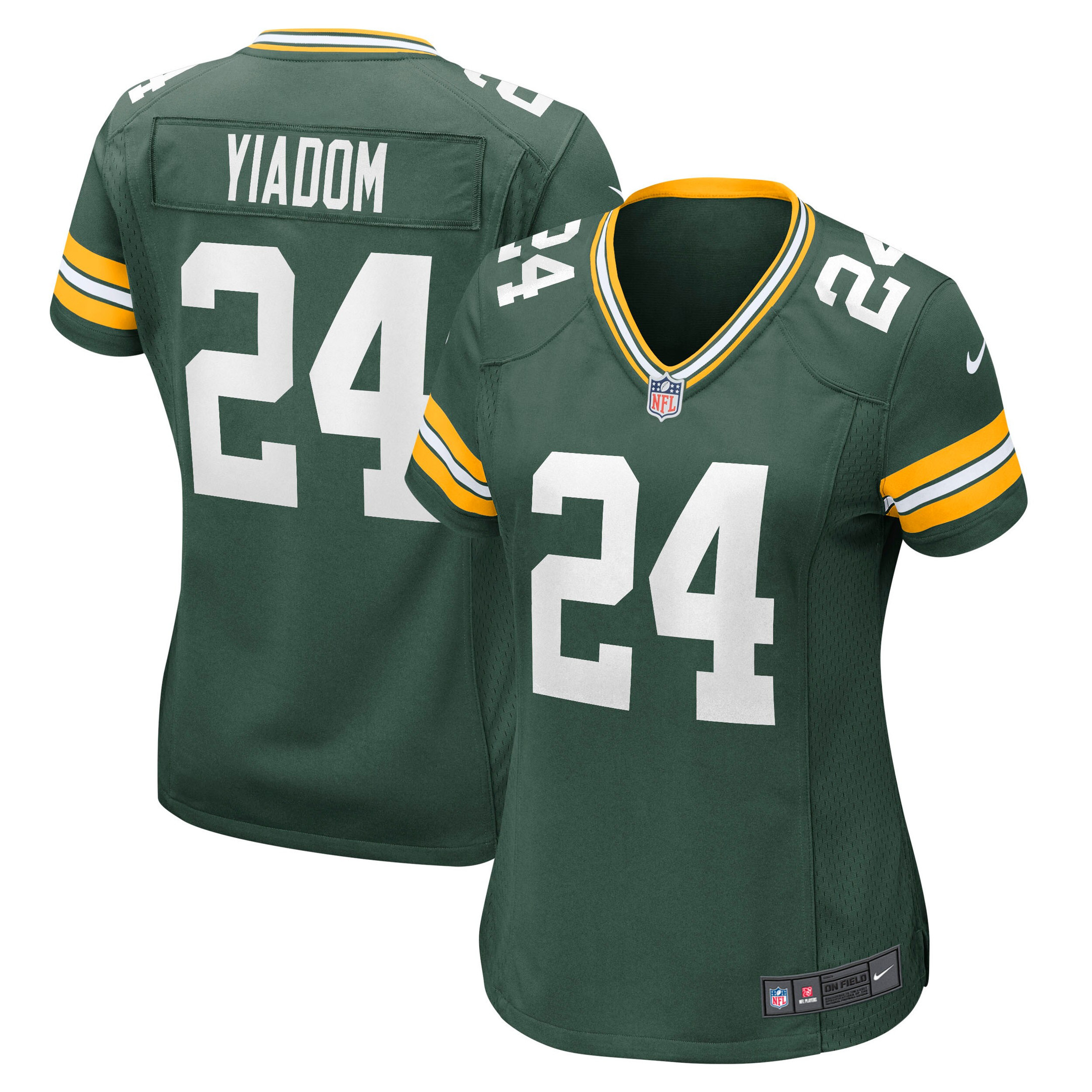 Isaac Yiadom Green Bay Packers Womens Game Jersey - Green Nfl