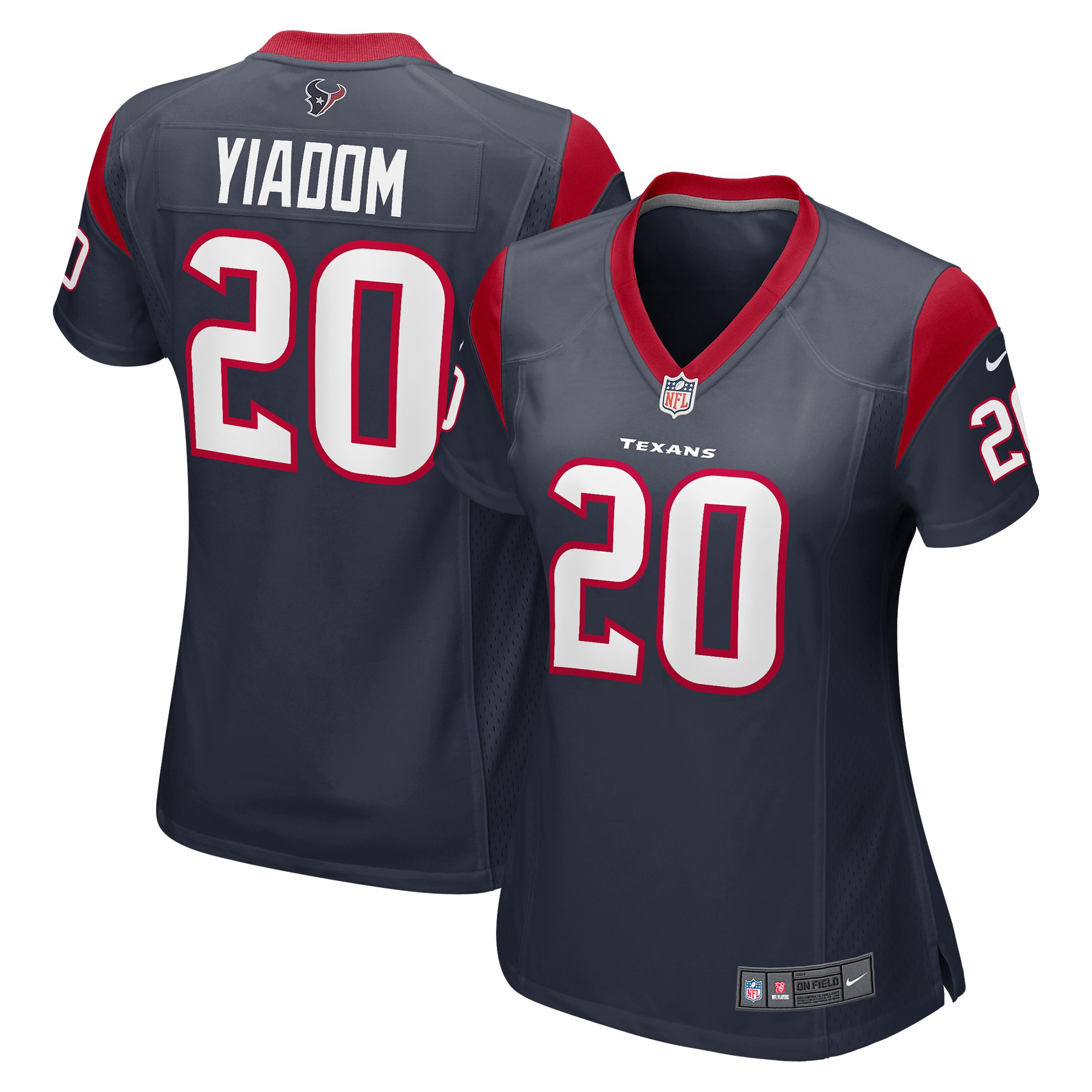 Isaac Yiadom Houston Texans Womens Game Jersey - Navy Nfl