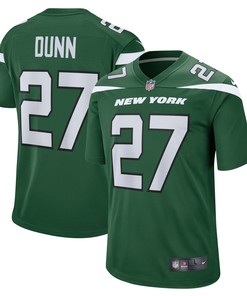 Isaiah Dunn New York Jets Team Game Jersey - Gotham Green Nfl