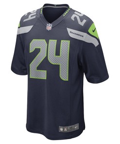 Isaiah Dunn Seattle Seahawks Game Player Jersey - College Navy