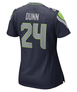 Isaiah Dunn Seattle Seahawks Women's Game Player Jersey - College Navy