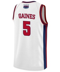 Isaiah Gaines 5 FAU Owls 2023 Final Four Basketball Men Jersey- White