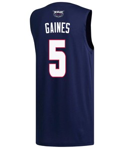 Isaiah Gaines 5 FAU Owls 2023 March Madness Basketball Men Jersey- Navy