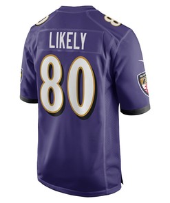 Isaiah Likely Baltimore Ravens Player Game Jersey - Purple