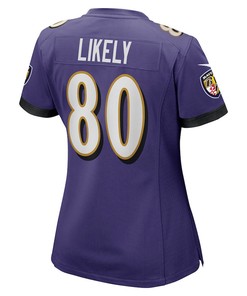 Isaiah Likely Baltimore Ravens Women's Player Game Jersey - Purple