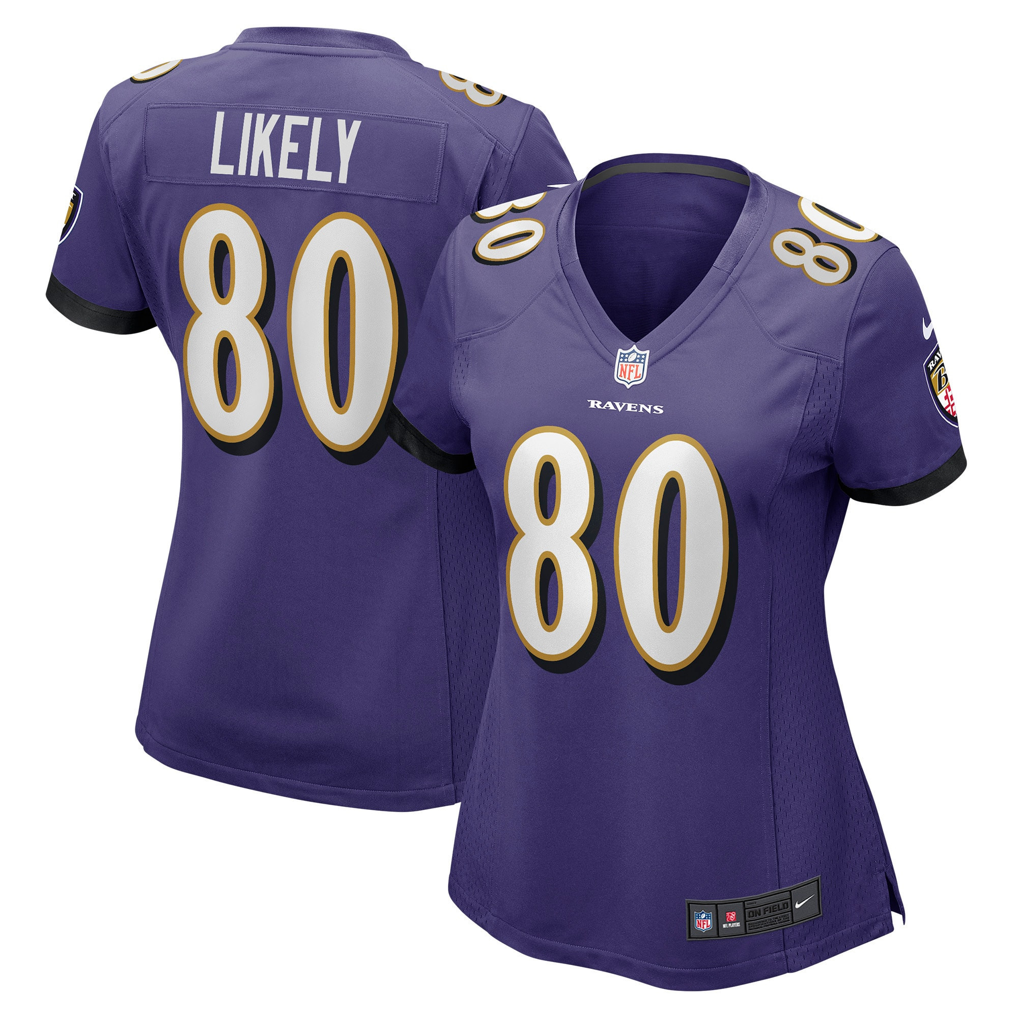 Isaiah Likely Baltimore Ravens Womens Player Game Jersey - Purple Nfl