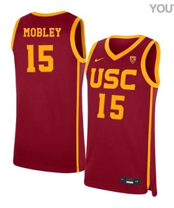 Isaiah Mobley 15 USC Trojans Elite Basketball Youth Jersey - Red