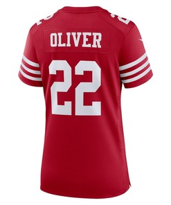 Isaiah Oliver San Francisco 49ers Women's Player Game Jersey - Scarlet