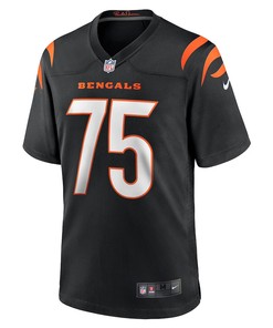 Isaiah Prince 75 Cincinnati Bengals Game Player Jersey - Black