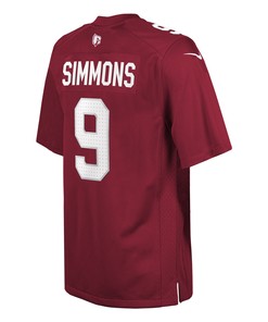 Isaiah Simmons 9 Arizona Cardinals Youth Game Player Jersey - Cardinal
