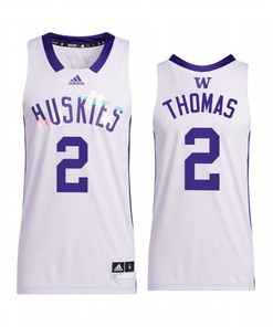 Isaiah Thomas 2 Washington Huskies Uniform Jersey Honoring Black Excellence Alumni Basketball White