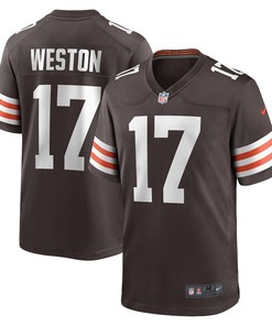 Isaiah Weston Cleveland Browns Game Player Jersey - Brown