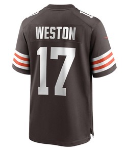 Isaiah Weston Cleveland Browns Game Player Jersey - Brown