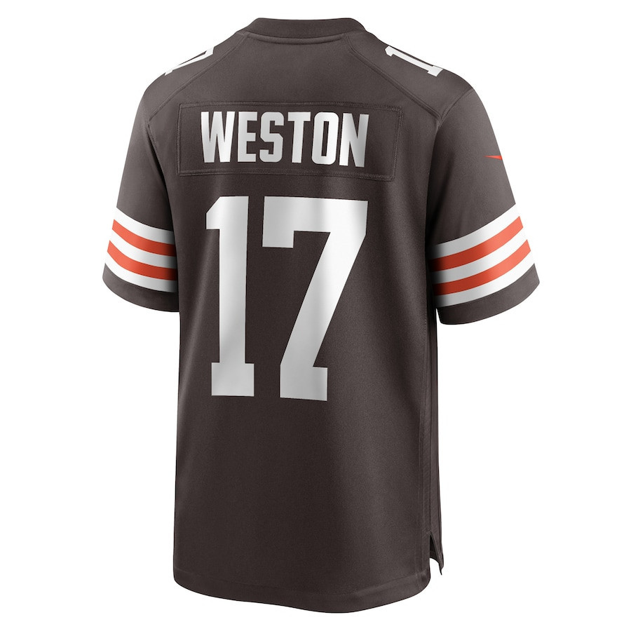Isaiah Weston Cleveland Browns Game Player Jersey - Brown