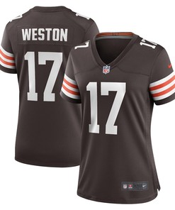 Isaiah Weston Cleveland Browns Women's Game Player Jersey - Brown