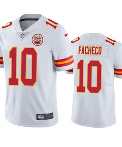 Isaih Pacheco 10 Kansas City Chiefs White Vapor Limited Jersey