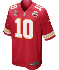 Isiah Pacheco 10 Kansas City Chiefs Super Bowl LVII Champions 3 Stars Men Game Jersey - Red