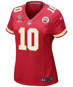 Isiah Pacheco 10 Kansas City Chiefs Super Bowl LVII Champions 3 Stars Women Game Jersey - Red