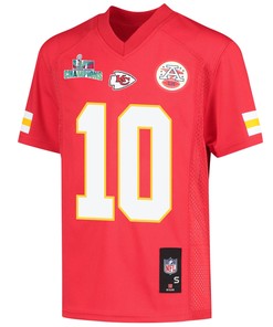 Isiah Pacheco 10 Kansas City Chiefs Super Bowl LVII Champions Youth Game Jersey - Red