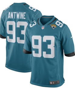 Israel Antwine Jacksonville Jaguars Game Player Jersey - Teal