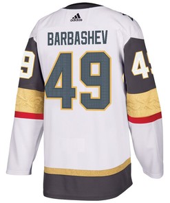 Ivan Barbashev 49 Vegas Golden Knights Stanley Cup 2023 Champions Patch Away Breakaway Men Jersey - White