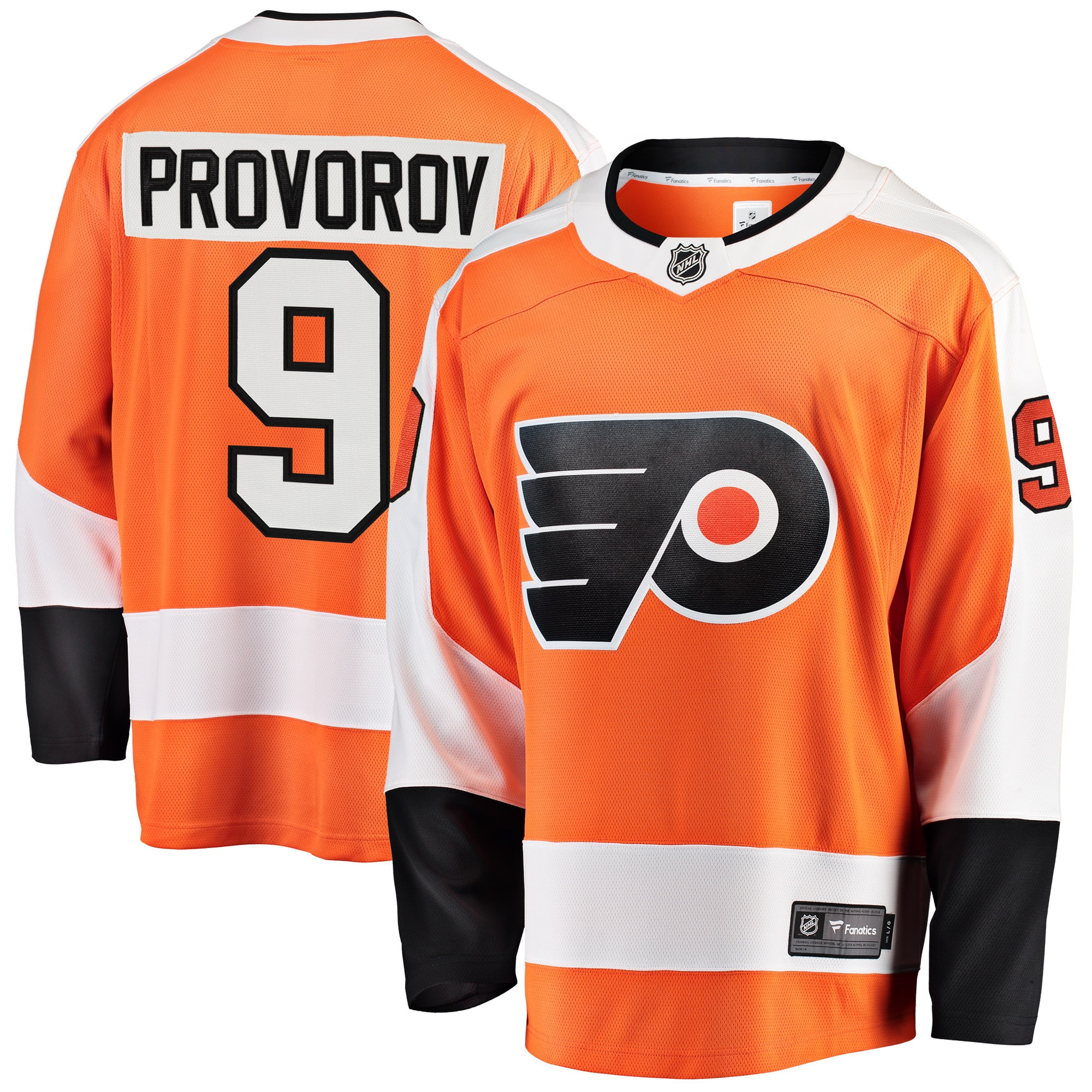 Ivan Provorov Philadelphia Flyers Fanatics Branded Breakaway Player Jersey - Orange Nhl