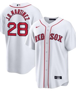J.D. Martinez 28 Boston Red Sox Home Men Jersey - White
