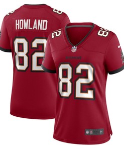 JJ Howland Tampa Bay Buccaneers Women's Game Player Jersey - Red