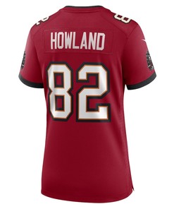 JJ Howland Tampa Bay Buccaneers Women's Game Player Jersey - Red