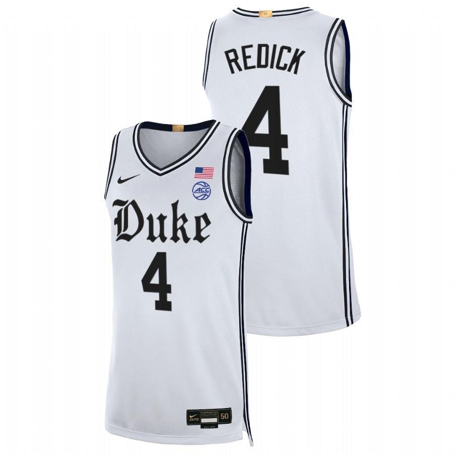 JJ Redick 4 White Duke Blue Devils 2023 Alumni Limited The Brotherhood Jersey