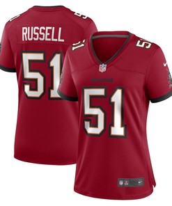 J.J. Russell Tampa Bay Buccaneers Women's Game Player Jersey - Red