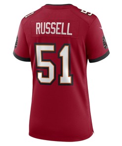 J.J. Russell Tampa Bay Buccaneers Women's Game Player Jersey - Red