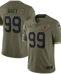 J.J. Watt Arizona Cardinals 2022 Salute To Service Limited Jersey - Olive