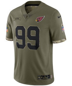 J.J. Watt Arizona Cardinals 2022 Salute To Service Limited Jersey - Olive