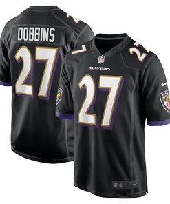J.K. Dobbins 27 Baltimore Ravens Game Jersey - Black