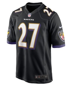 J.K. Dobbins 27 Baltimore Ravens Game Jersey - Black