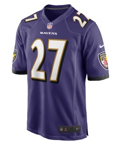 J.K. Dobbins 27 Baltimore Ravens Game Jersey - Purple