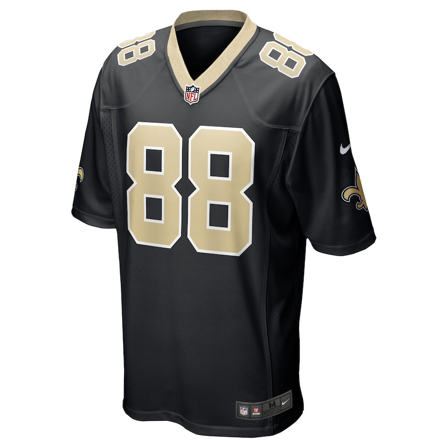 J.P. Holtz New Orleans Saints Game Player Jersey - Black