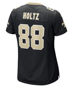 J.P. Holtz New Orleans Saints Women's Game Player Jersey - Black