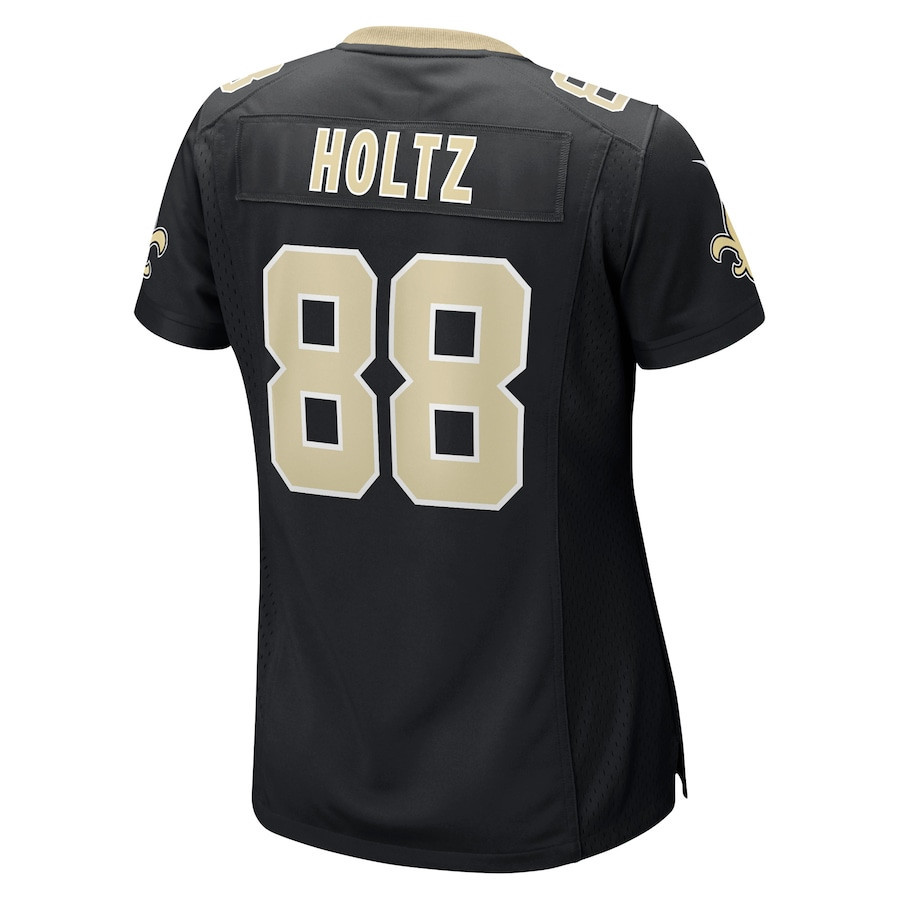 J.P. Holtz New Orleans Saints Women's Game Player Jersey - Black