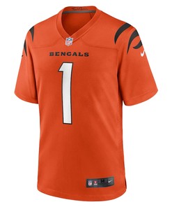 Ja'Marr Chase 1 Cincinnati Bengals Alternate Game Jersey - Orange