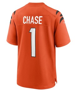 Ja'Marr Chase 1 Cincinnati Bengals Alternate Game Jersey - Orange