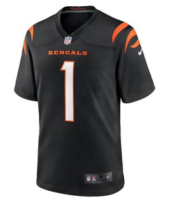 Ja'Marr Chase 1 Cincinnati Bengals Game Jersey - Black