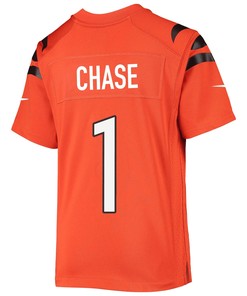 Ja'Marr Chase 1 Cincinnati Bengals Super Bowl LVII Champions Youth Alternate Game Jersey - Black
