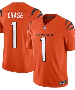 Ja'Marr Chase 1 Cincinnati Bengals Vapor F.U.S.E. Limited Alternate 1 Jersey - Orange