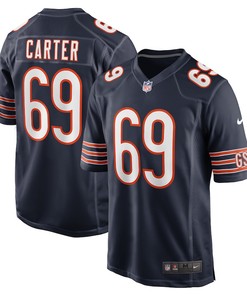 Ja'Tyre Carter Chicago Bears Game Player Jersey - Navy