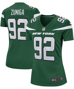 Jabari Zuniga New York Jets Womens Game Jersey - Gotham Green Nfl