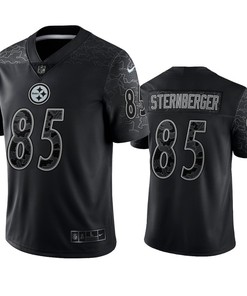 Jace Sternberger 85 Pittsburgh Steelers Black Reflective Limited Jersey - Men