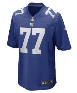 Jack Anderson 77 New York Giants Game Player Jersey - Royal